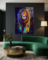 Aslan Cam Tablo