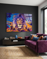 Aslan Cam Tablo