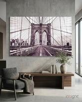 Brooklyn Köprüsü Cam Tablo