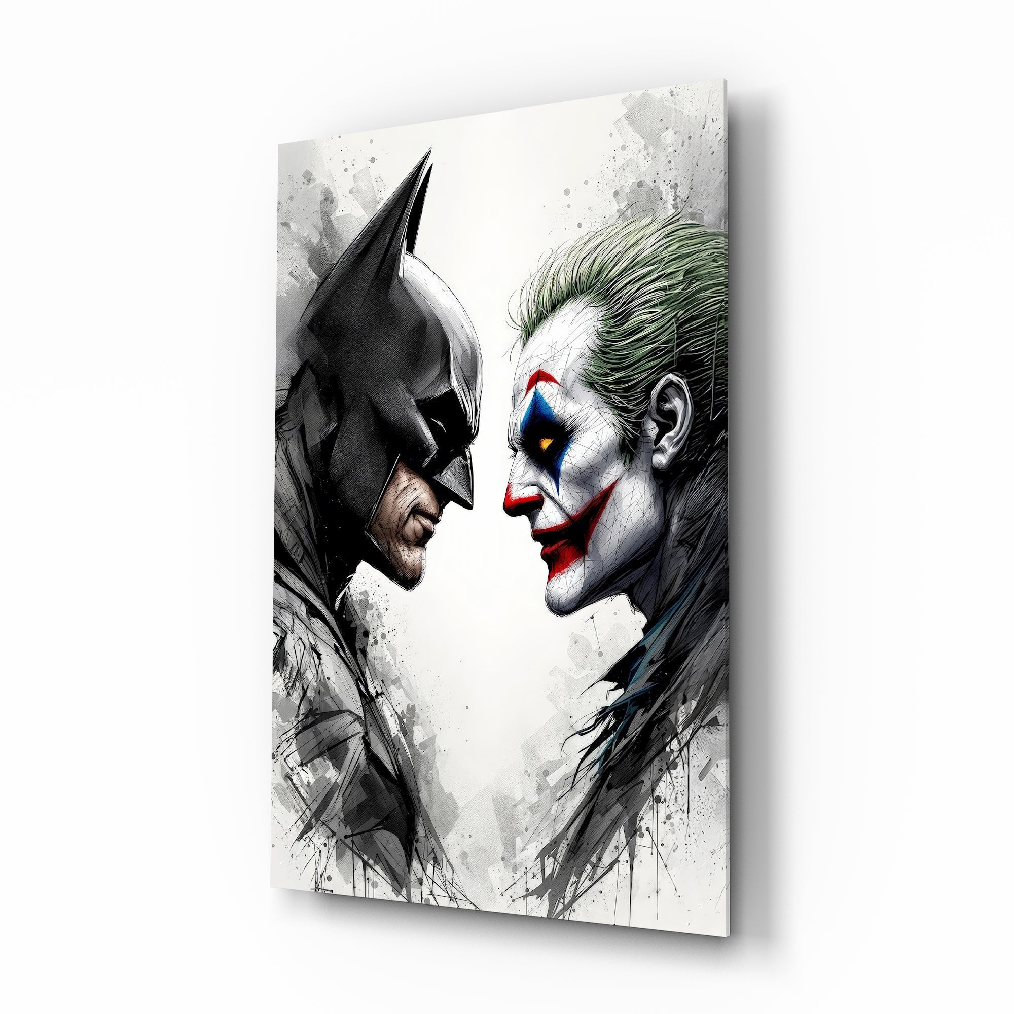 Batman ve Joker Cam Tablo