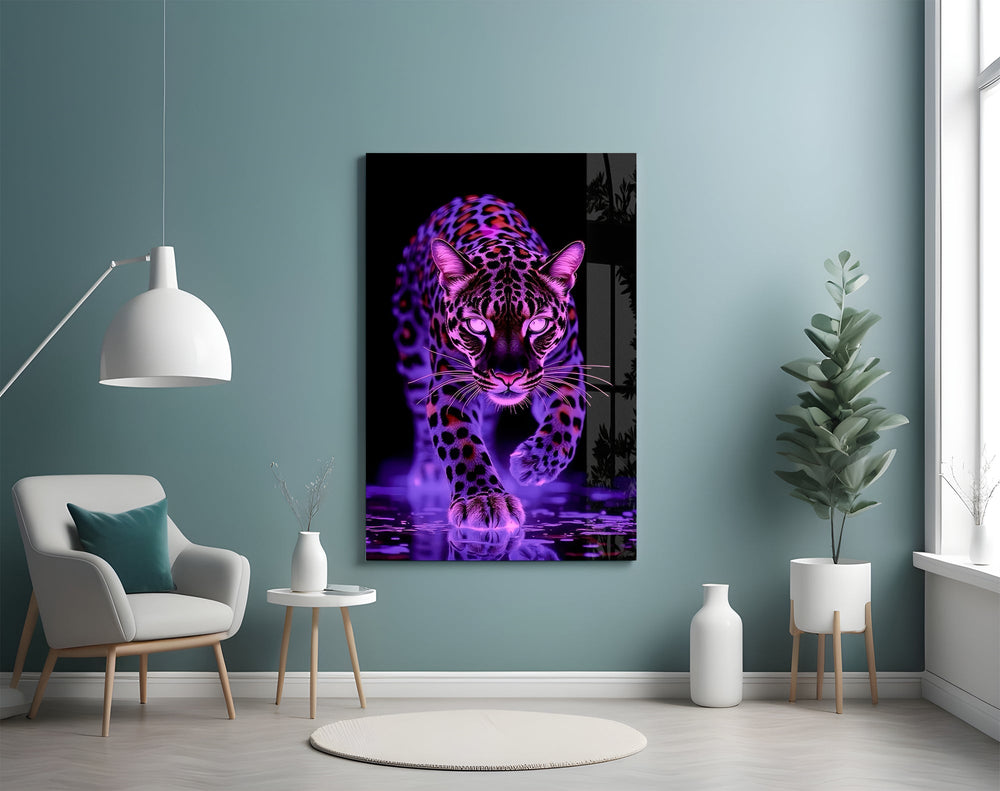 Neon Leopar Cam Tablo