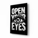 Gözlerini Aç Cam Tablo