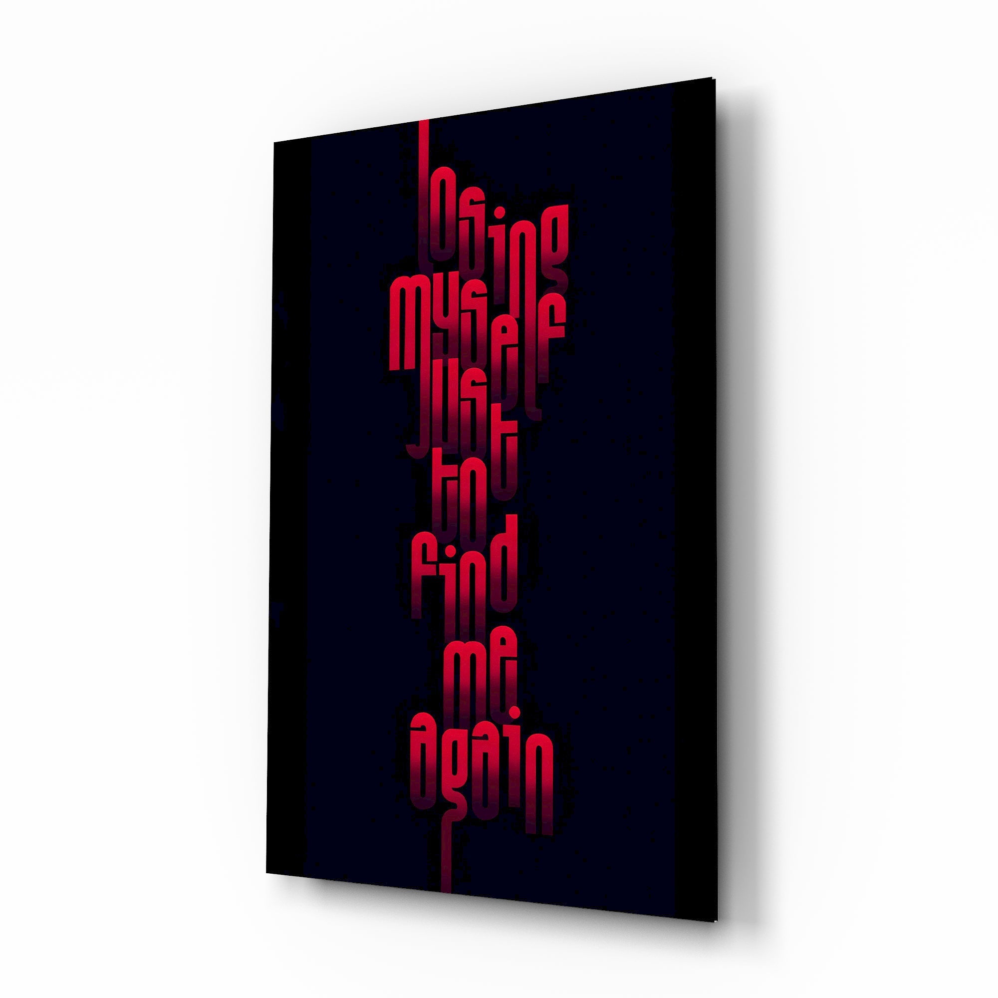 Kendimi Kaybettim, Yeniden Bulmak İçin Cam Tablo