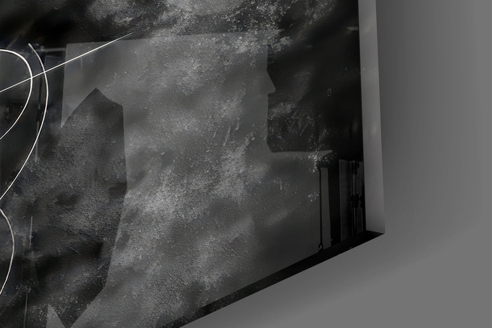 Every Fall a Chance to Rise Winged Angel Glass Wall Art