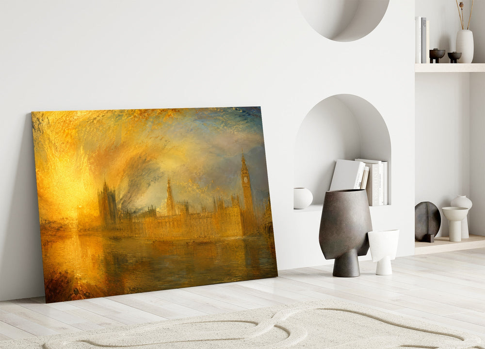 Big Ben Westminster Turner Style Glass Wall Art