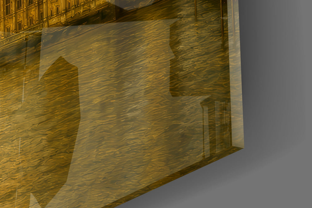 Big Ben Westminster Da Vinci Style Glass Wall Art