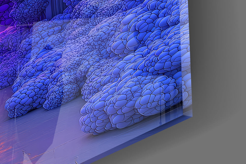 Coral Cloud Archway Surreal Glass Wall Art
