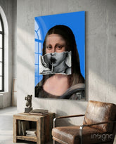 Çağdaş Mona Lisa Cam Tablo || Tasarımcı Koleksiyonu