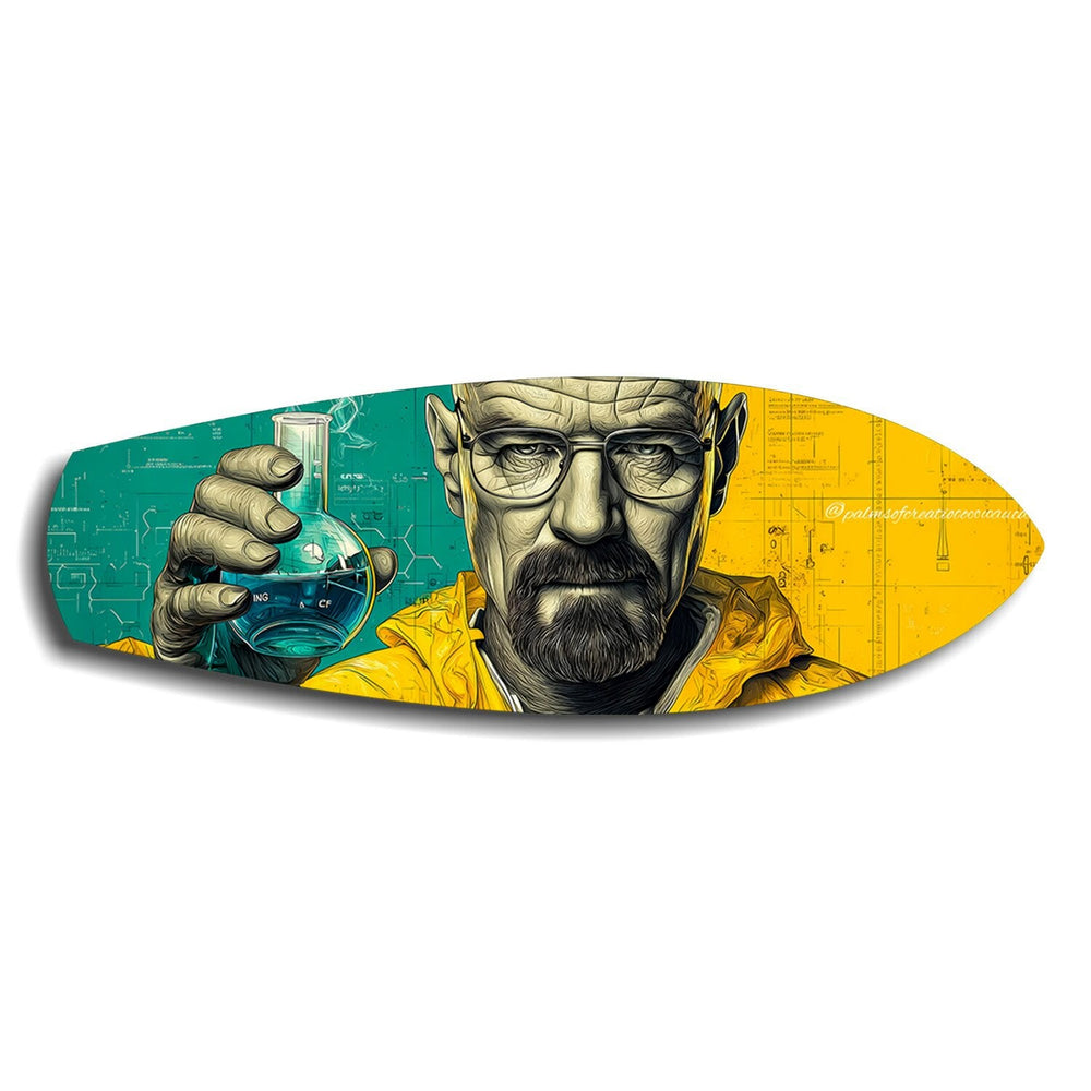 Kimyager Pop Art Cam Tablo.
