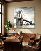 Brooklyn Köprüsü Cam Tablo
