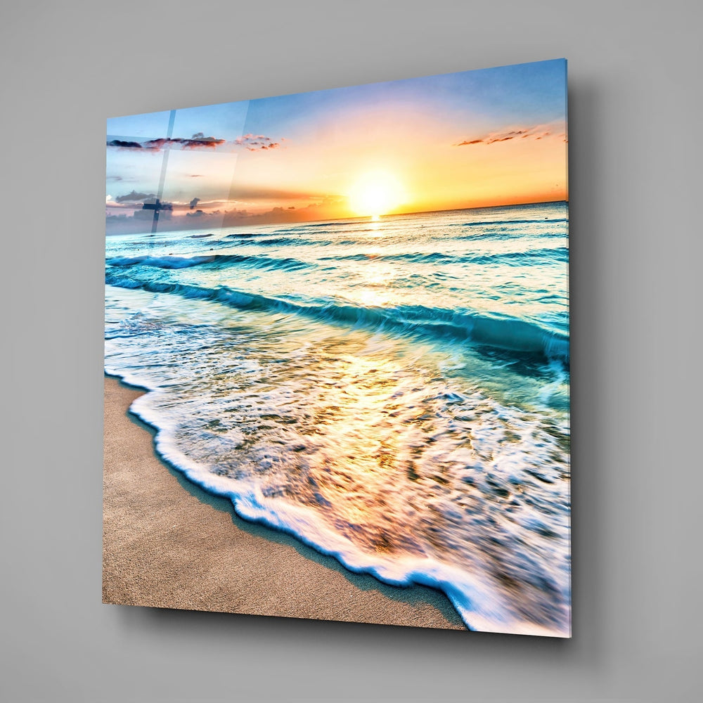 Sunset Glass Wall Art.