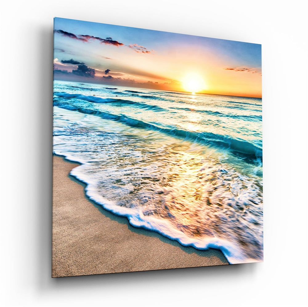 Sunset Glass Wall Art.