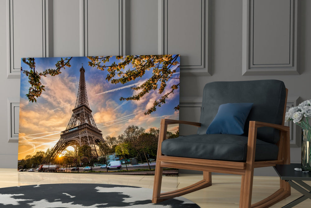 Eyfel Kulesi Cam Tablo