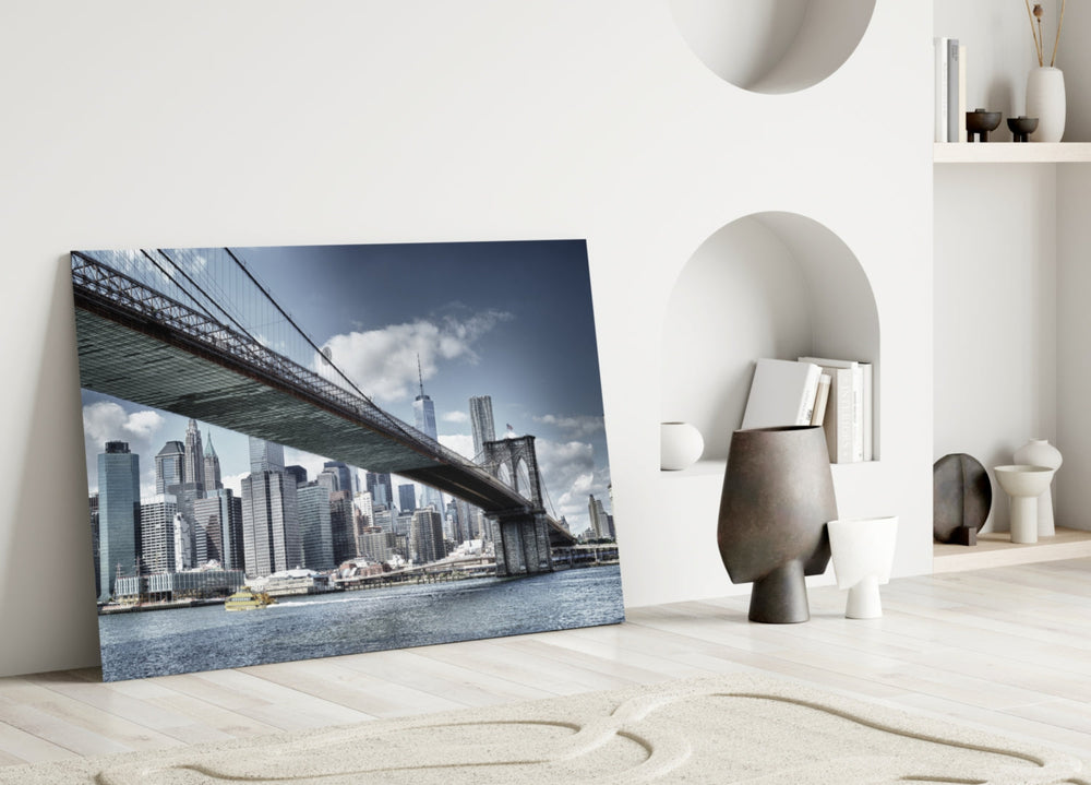 Manhattan Köprüsü Cam Tablo