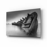 Gemi enkazı Cam Tablo