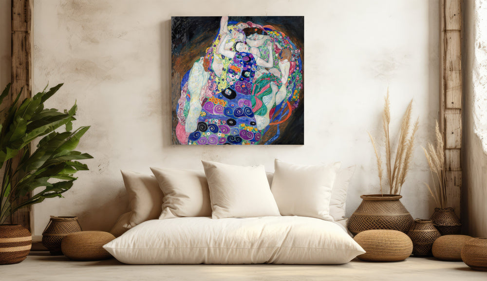 Gustav Klimt'in Bakire'si Cam Tablo || Tasarımcı Koleksiyonu