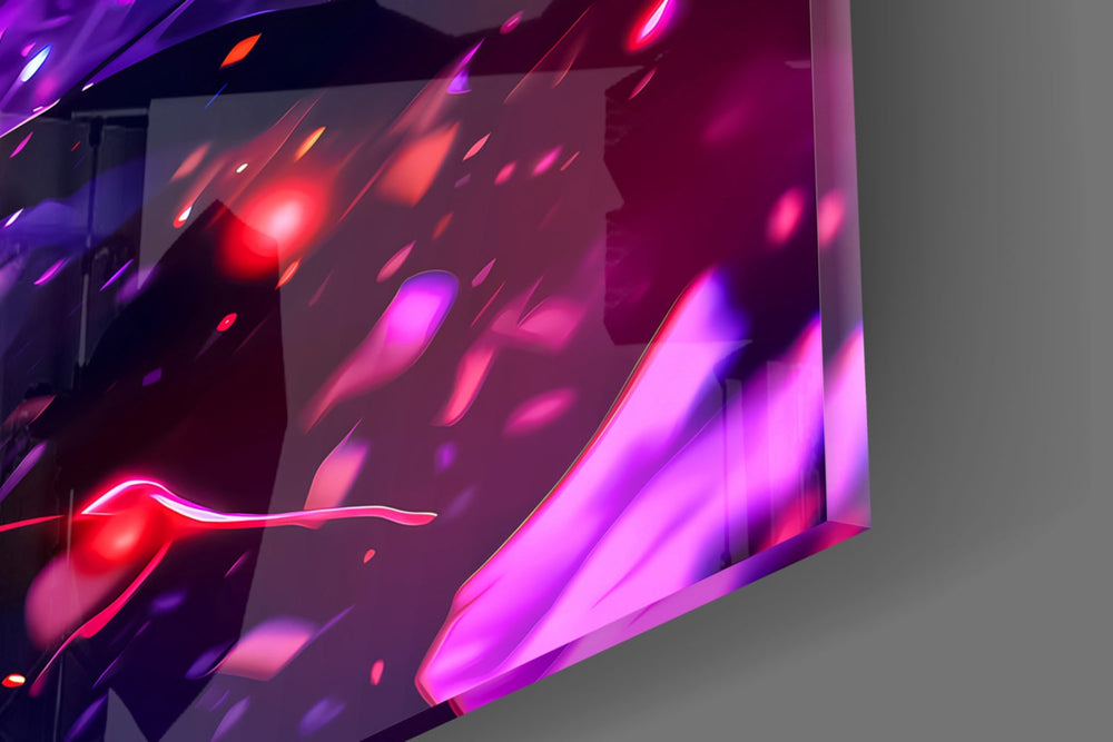 Warrior Furious Spirit Glass Wall Art || Designer Collection