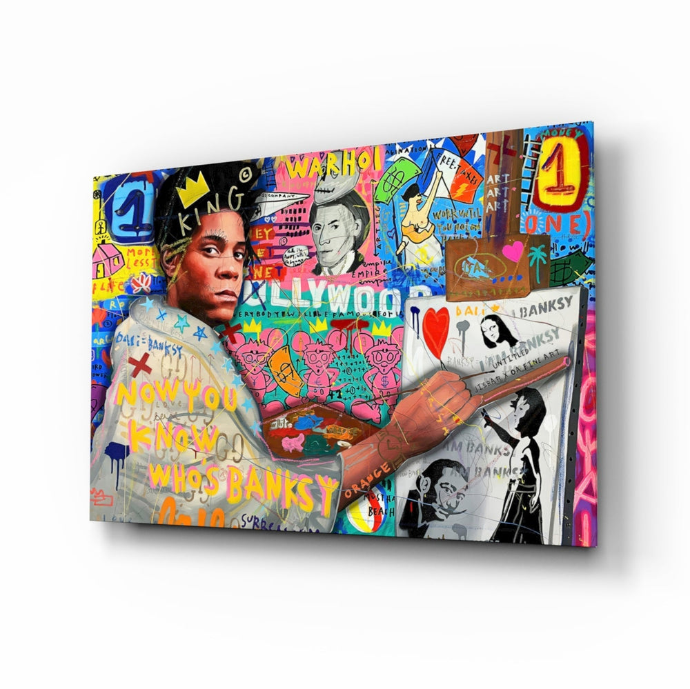 Grafiti Ustasının İzi Cam Tablo || Tasarımcı Koleksiyonu