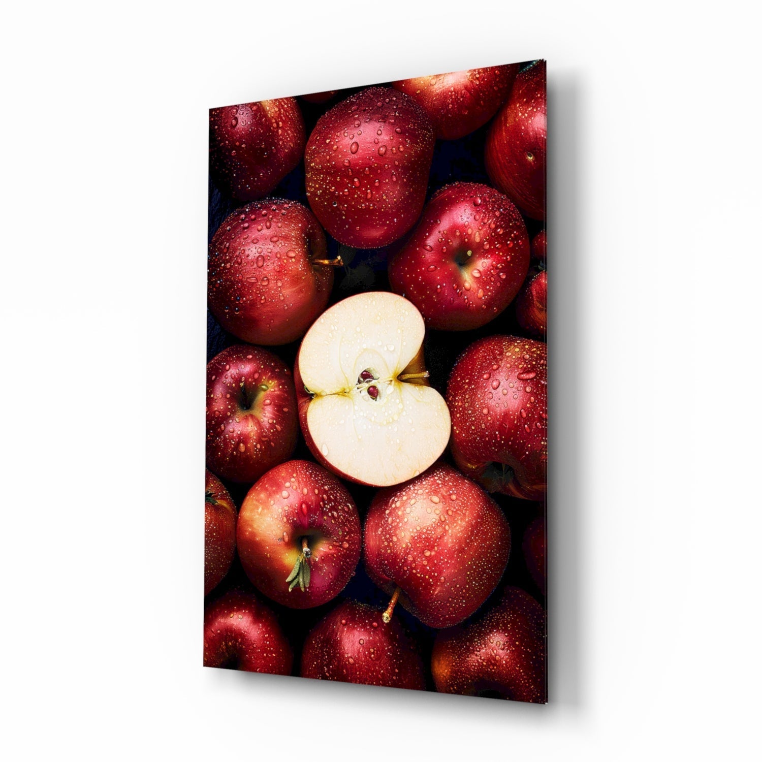 Queen of Apples Glass Wall Art || Designer Collection