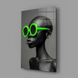 Faces of Colors Glass Wall Art || Designer Collection