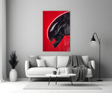 Alien: Red Menace Glass Wall Art || Designer Collection