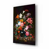 Classical Still Life Glass Wall Art || Designer Collection