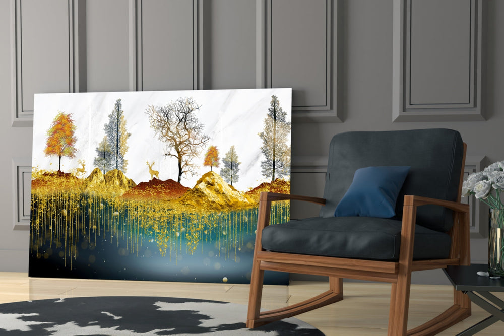 Golden Forest Reflections Cam Tablo