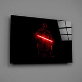 Star-Wars musician cinematic glass wall art in teen Star-Wars-fan bedroom