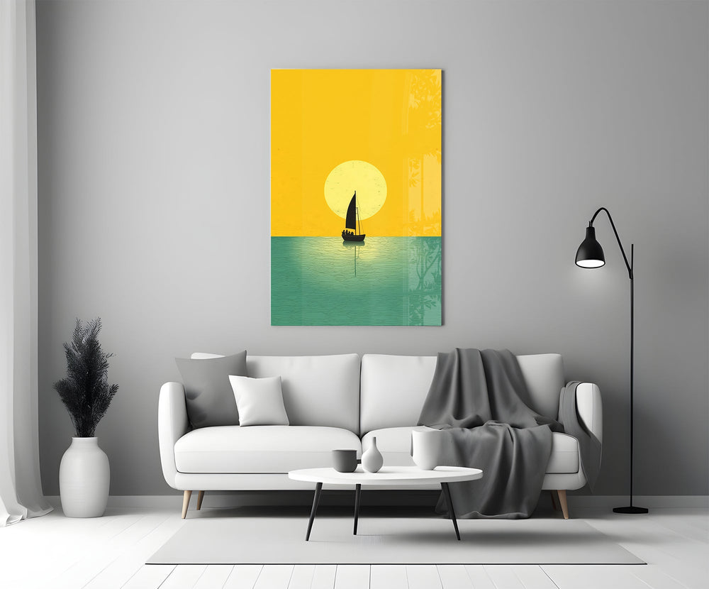 Pinterest-poster cinematic glass wall art in heritage stairwell