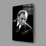 Cumhuriyet-pride cinematic glass wall art in Turkish embassy lobby