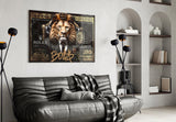 Şık Sanat Eseri Cam Tablo