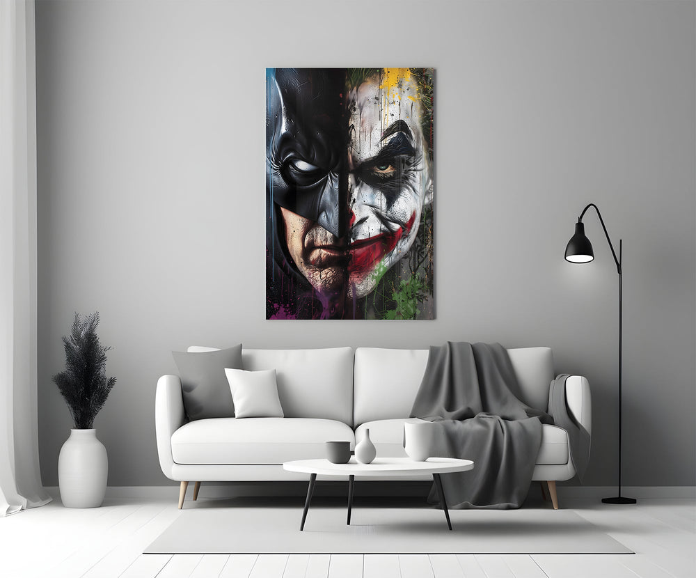 Cinema-poster cinematic glass wall art in heritage stairwell