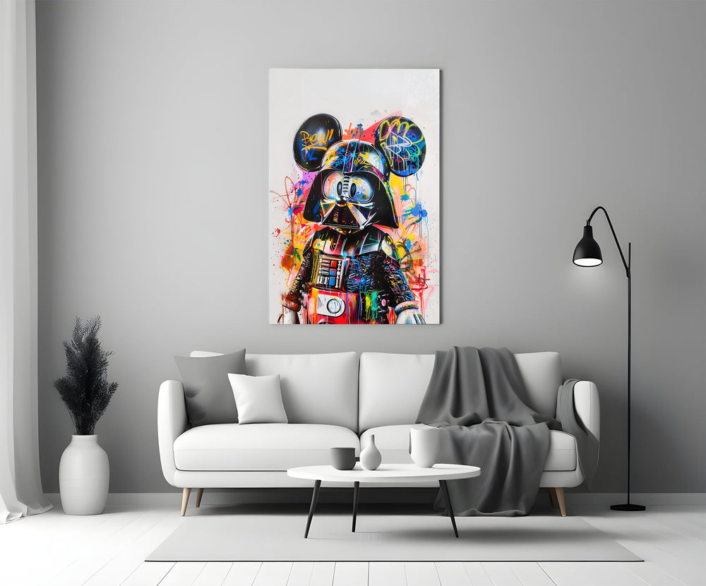 Designer Collection cinematic glass wall art in heritage stairwell