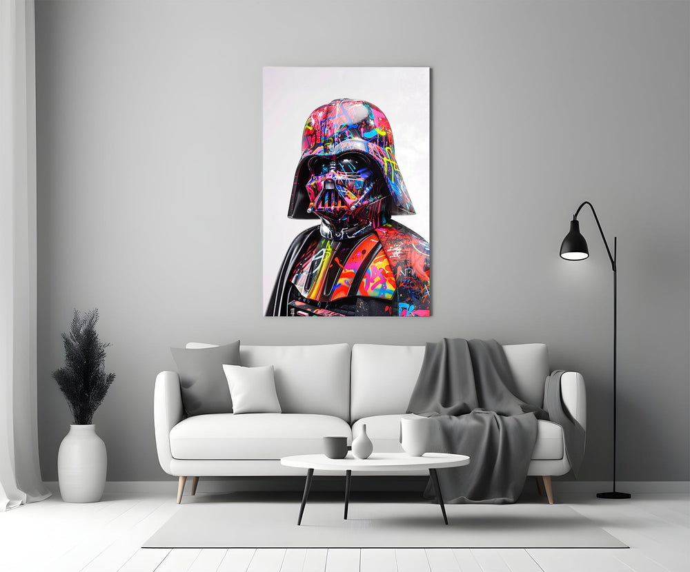 Designer Collection cinematic glass wall art in heritage stairwell