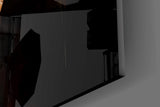 Crown destiny cinematic glass wall art in masculine-luxe study