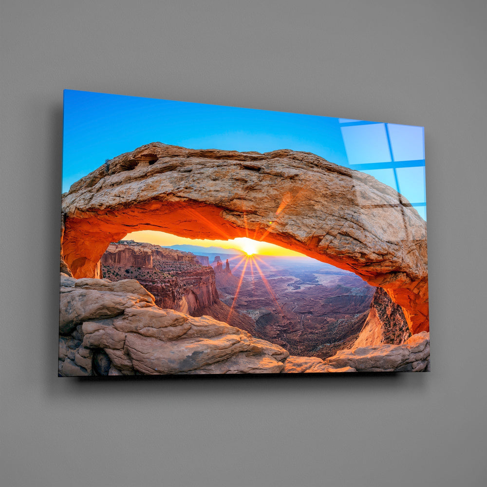 Fantasy spiritual wildlife cinematic glass wall art in child's whimsical bedroom