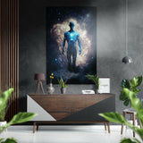 Adam Fırçalı Metalik Alu-Dibond.