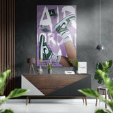 Air Jordan Fırçalı Metalik Alu-Dibond.