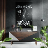 Basquiat Fırçalı Metalik Alu-Dibond.