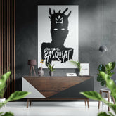 Basquiat Fırçalı Metalik Alu-Dibond.