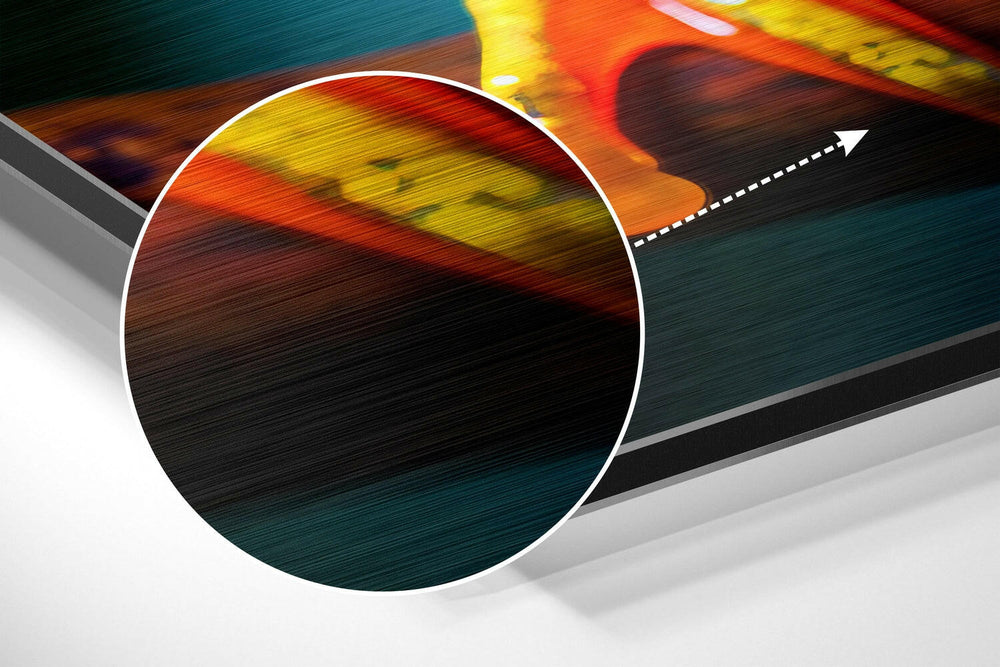 Kurbağa Yavrusu Fırçalı Metalik Alu-Dibond.