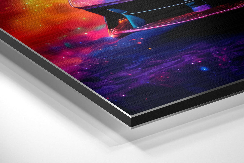 Lüks Araba Fırçalı Metalik Alu-Dibond.