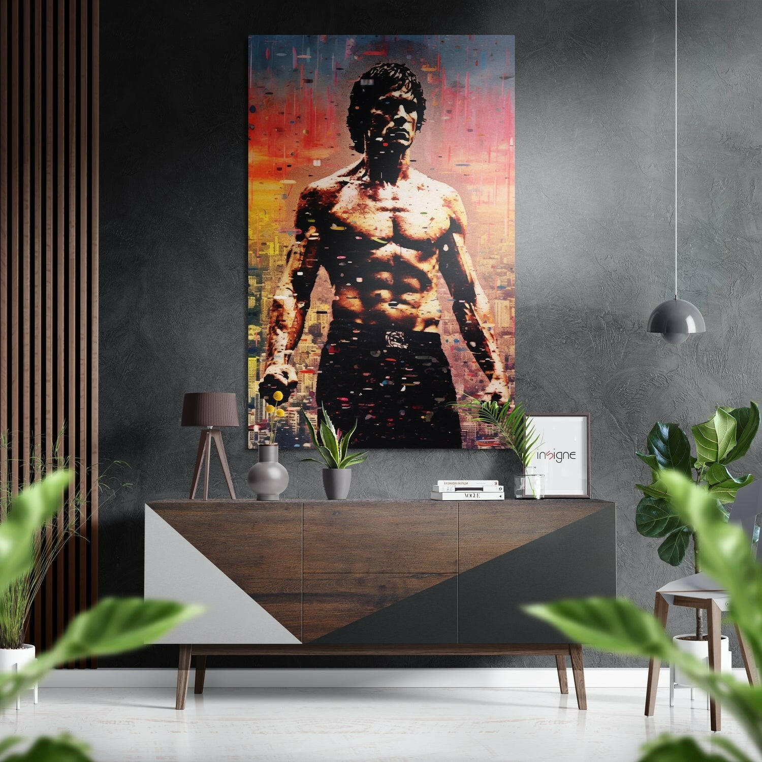 Jet Lee Fırçalı Metalik Alu-Dibond.