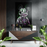 Miki Fare Fırçalı Metalik Alu-Dibond.