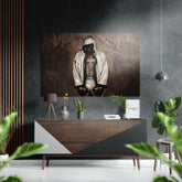 Muhammed Ali Fırçalı Metalik Alu-Dibond.