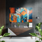 Renk Blokları Fırçalı Metalik Alu-Dibond.