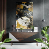 Altın Mermer Fırçalı Metalik Alu-Dibond.