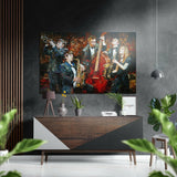 Müzik Fırçalı Metalik Alu-Dibond.