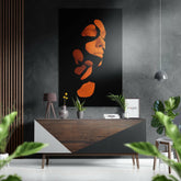 Parçalanmış Kadın Fırçalı Metalik Alu-Dibond.