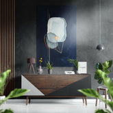 Konuşma Balonu Fırçalı Metalik Alu-Dibond.